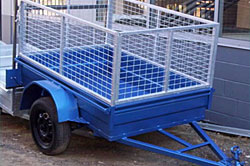 Free loan caged trailer